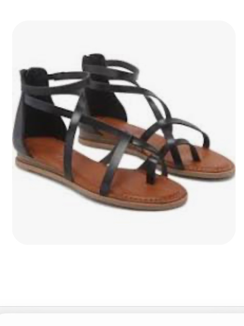 Like new black Jellypop Etti Gladiator Sandals Size 10